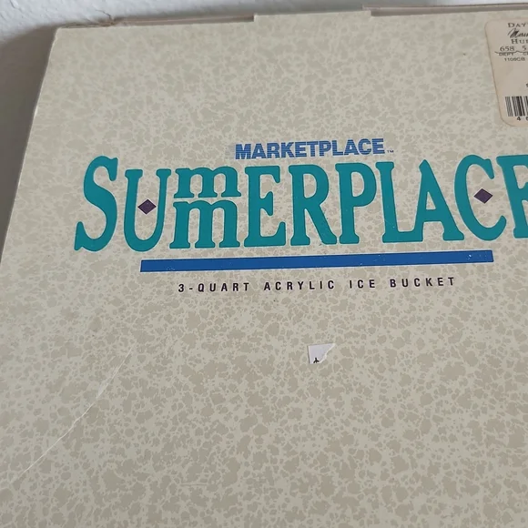 New Old Stock! - 1989 Summer Place Acrylic Drinkware